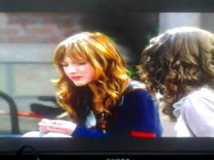 Screen grab from "Shake it Up," the famous dyslexia scene with friends Cece (Bella Thorne) and Rocky (Zendaya).