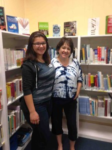 Decoding Dyslexia-CA founder Jennifer Sheri Biang and her daughter Violet visited the Parent Resource Center.