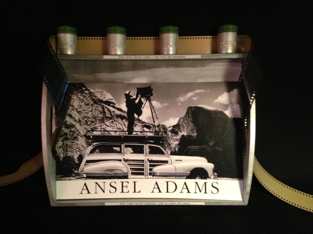 Ansel Adams, one of America's greatest photographers, who had dyslexia--which affecting his way of seeing the world. As he said, "When images become inadequate, I shall be content with silence…When words become unclear, I shall focus with photographs."