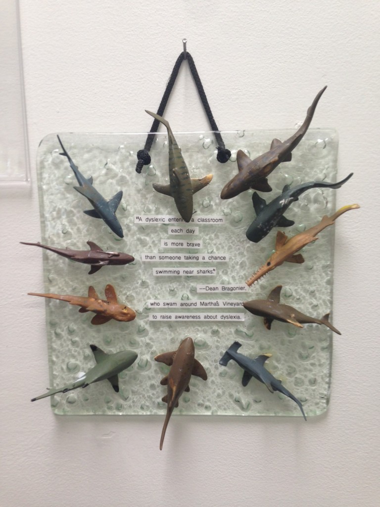 "A dyslexic entering a classroom each day is more brave than someone taking a change swimming near sharks."--Dean Bragonier, who swam around Martha's Vineyard to raise awareness about dyslexia.