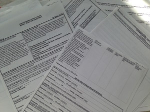 So much paperwork: An IEP with goals, objectives and all kinds of plans for an individualized education program.
